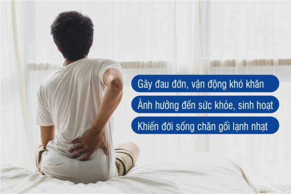 đau lưng mỏi gối ảnh hưởng đến cuộc sống của nam giới
